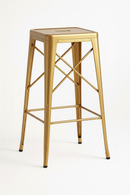 Bar Stool - Gold