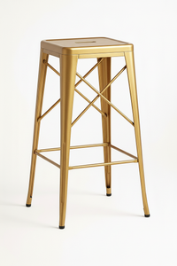 Bar Stool - Gold