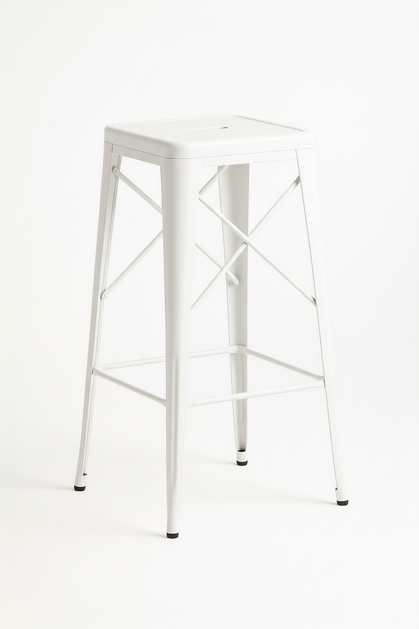 Bar Stool - White
