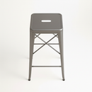 BS029-K/D Metal Bar Stool - Top Seat Detail View